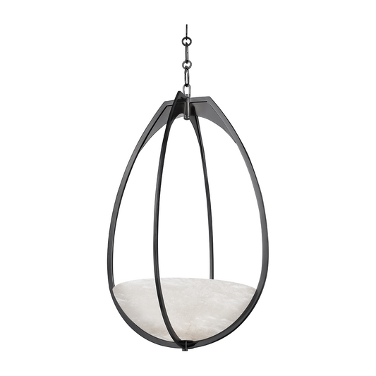 18.5-Inch One-Light Pendant Light / Black Nickel