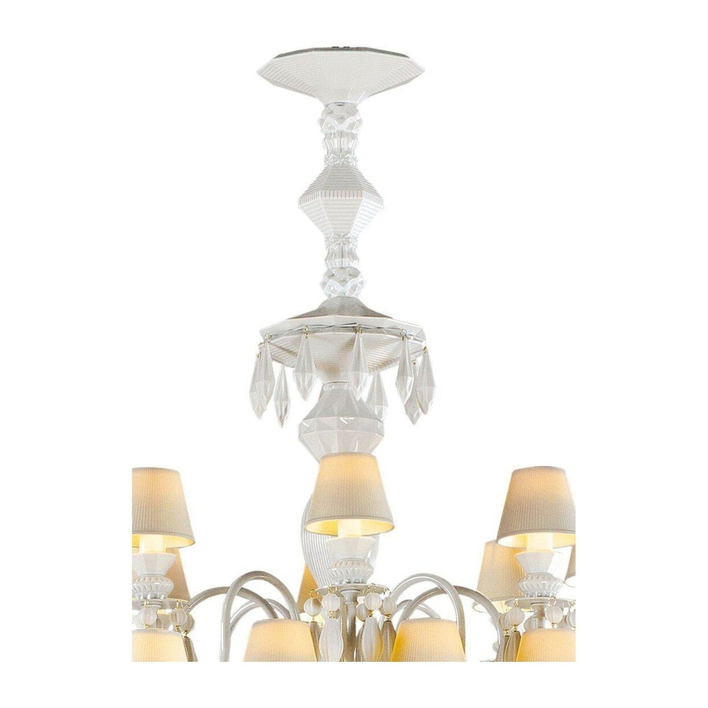 56-Light Black Porcelain Chandelier