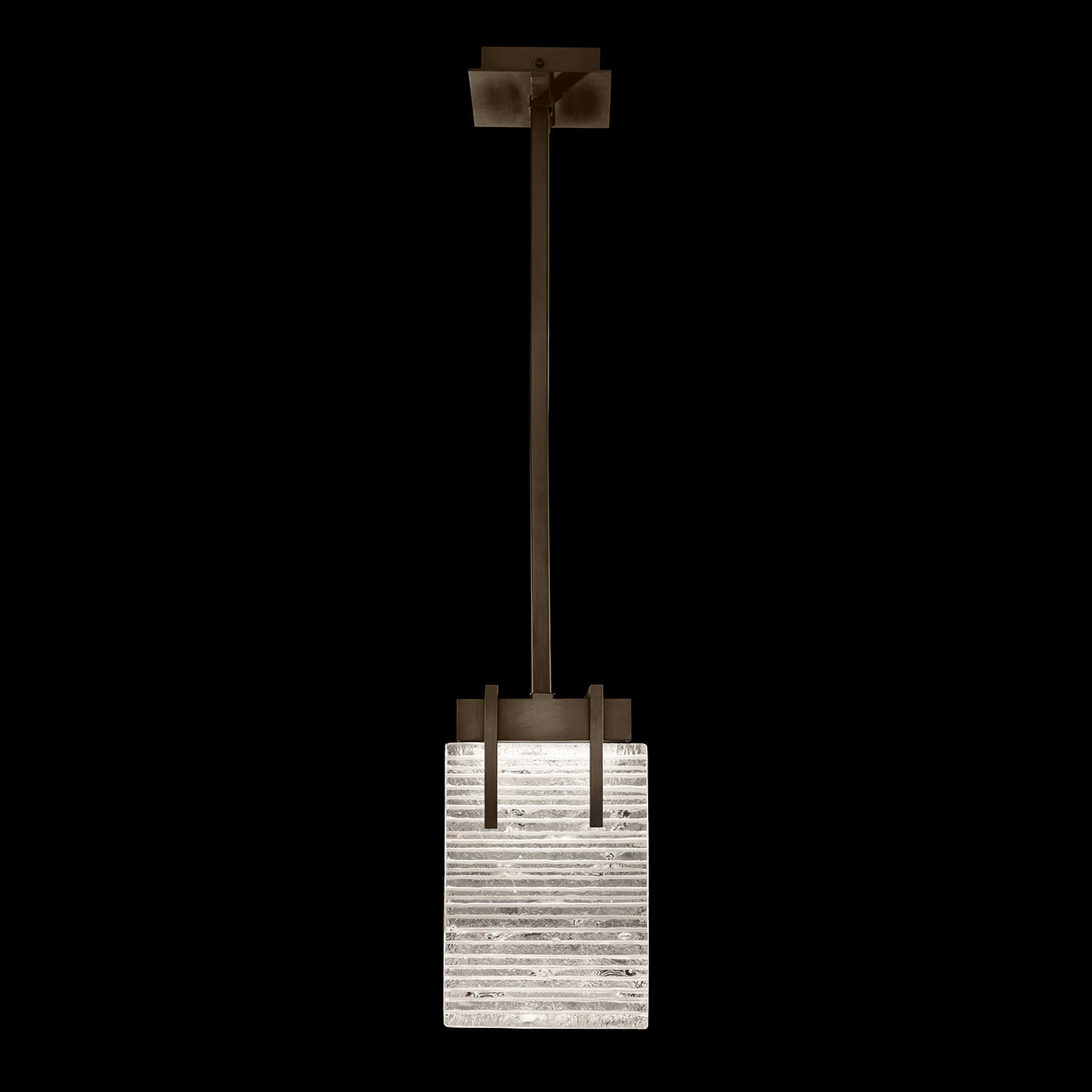 11-Inch Cast Crystal LED Pendant / Rake