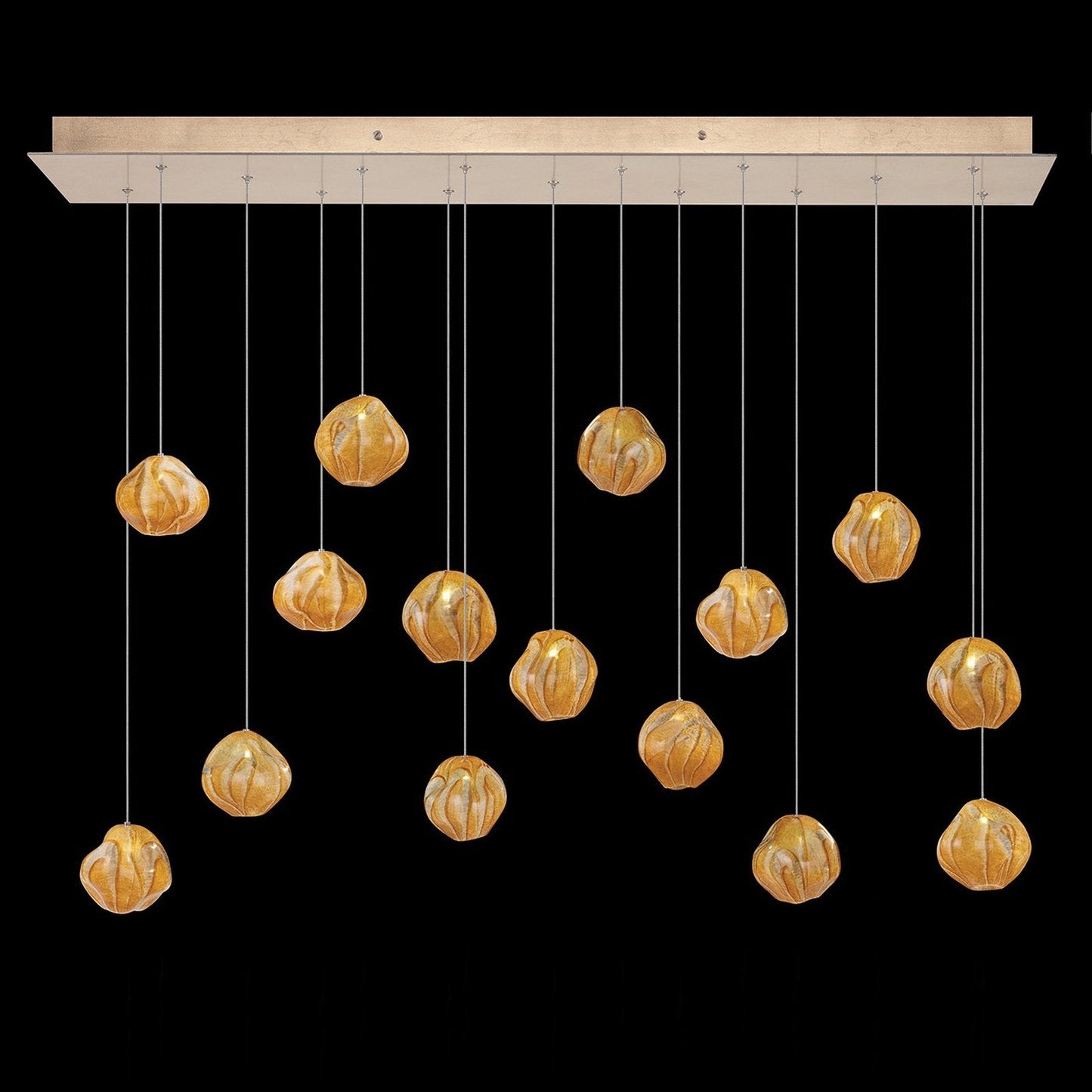 48-Inch Handblown Glass Linear Pendant