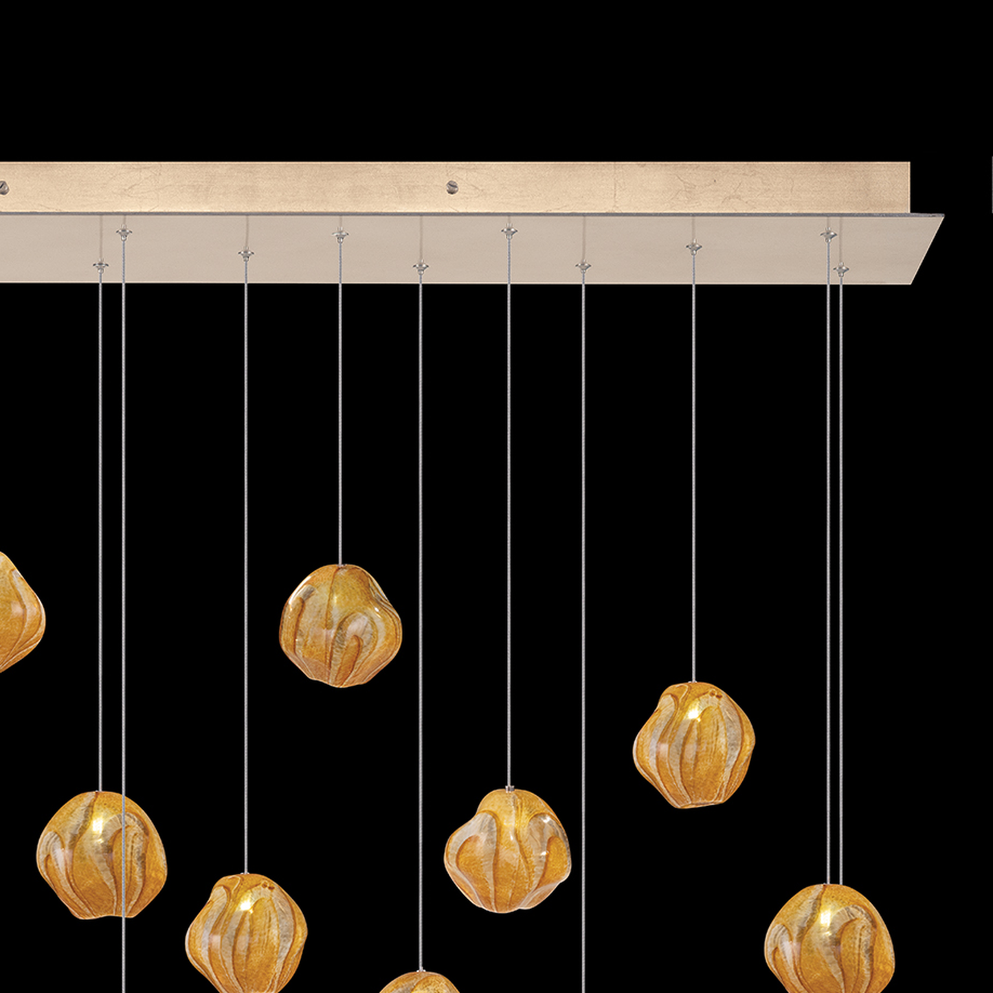 48-Inch Handblown Glass Linear Pendant