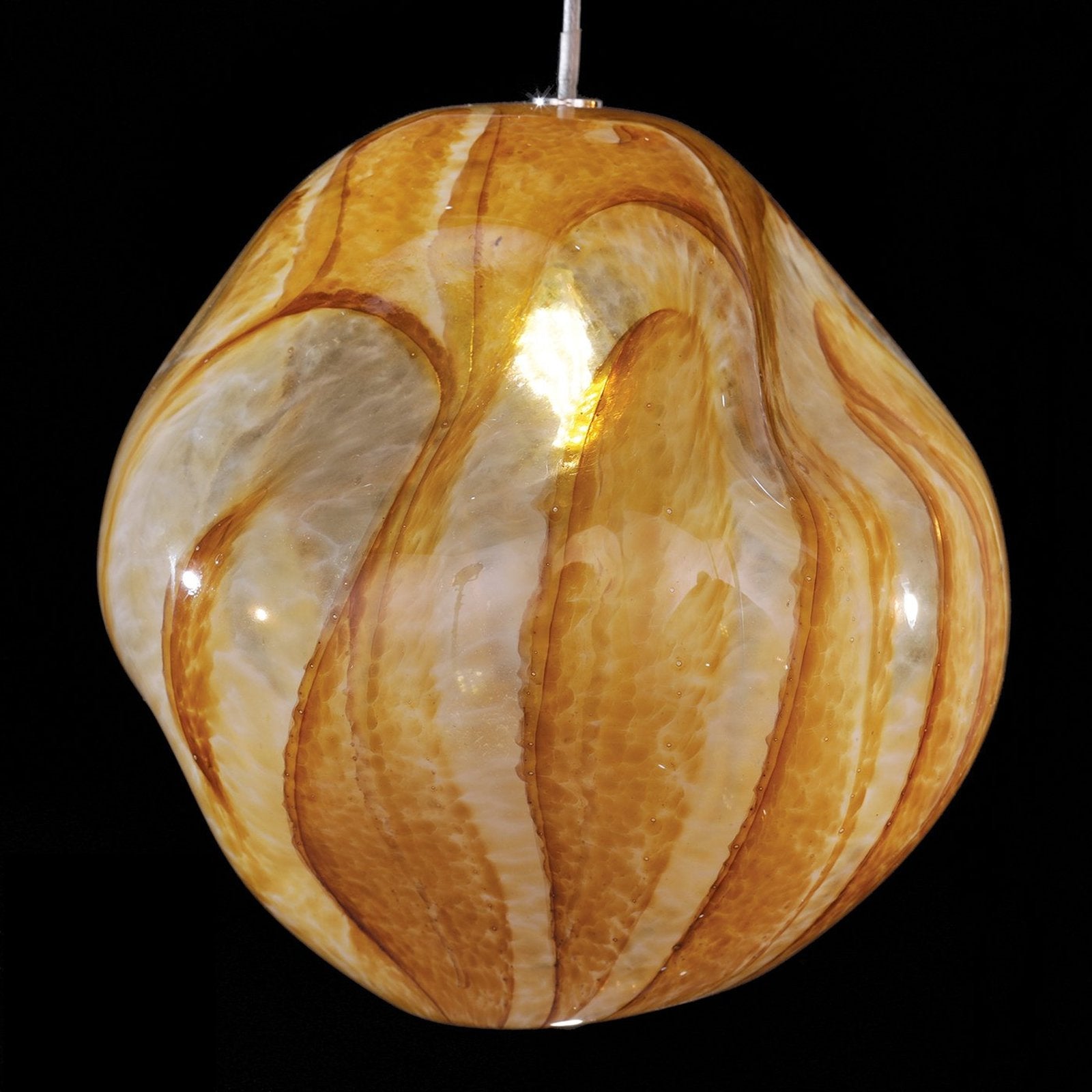 48-Inch Handblown Glass Linear Pendant