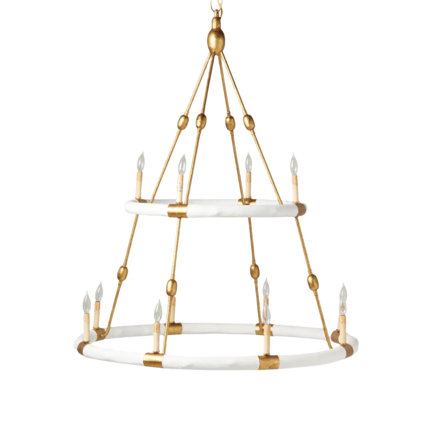 Adjustable Two-Tier Statement Chandelier