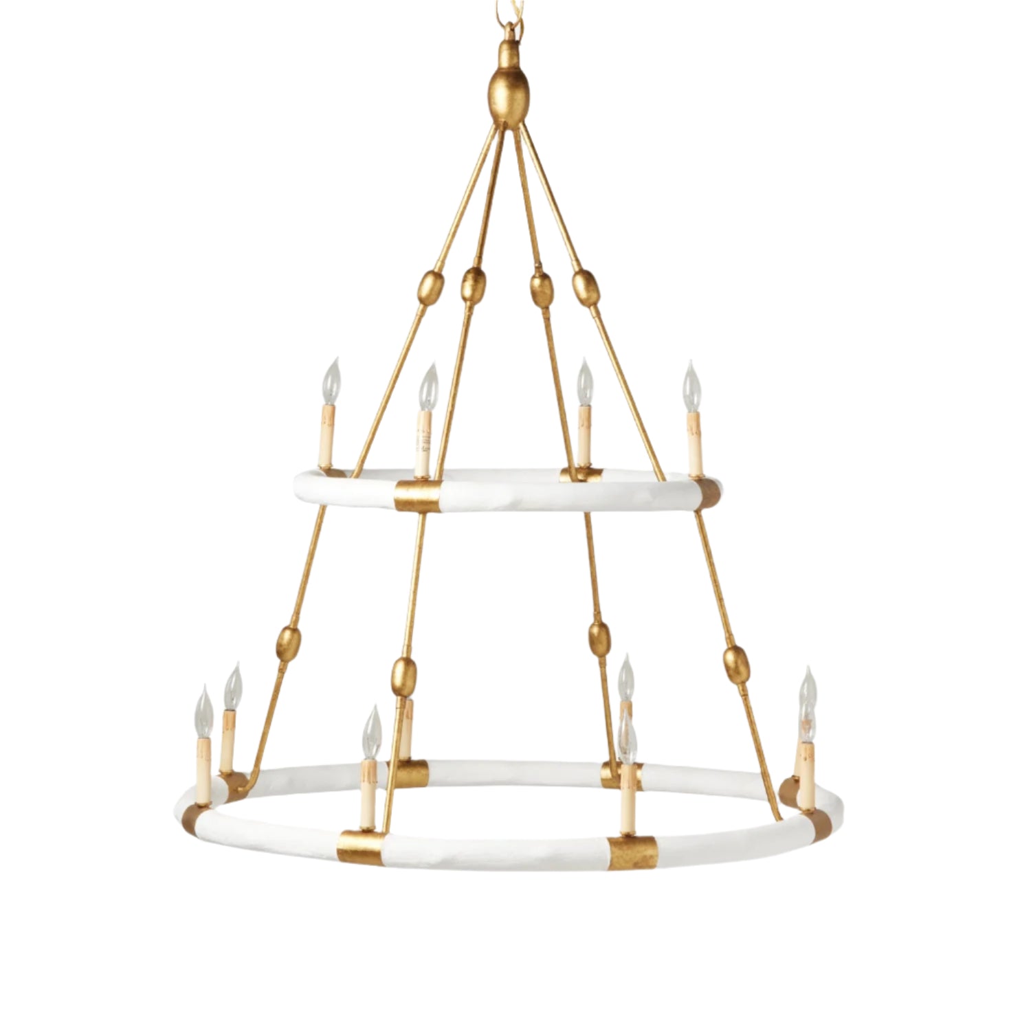 Adjustable Two-Tier Statement Chandelier