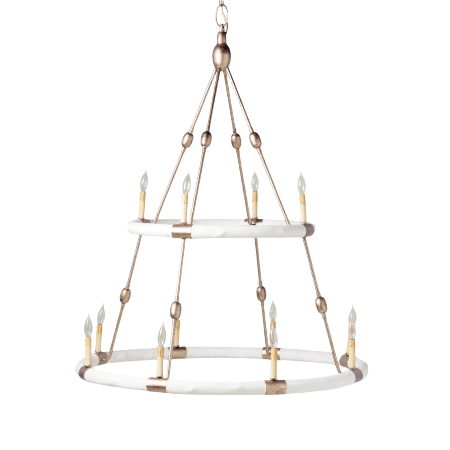 Adjustable Two-Tier Statement Chandelier