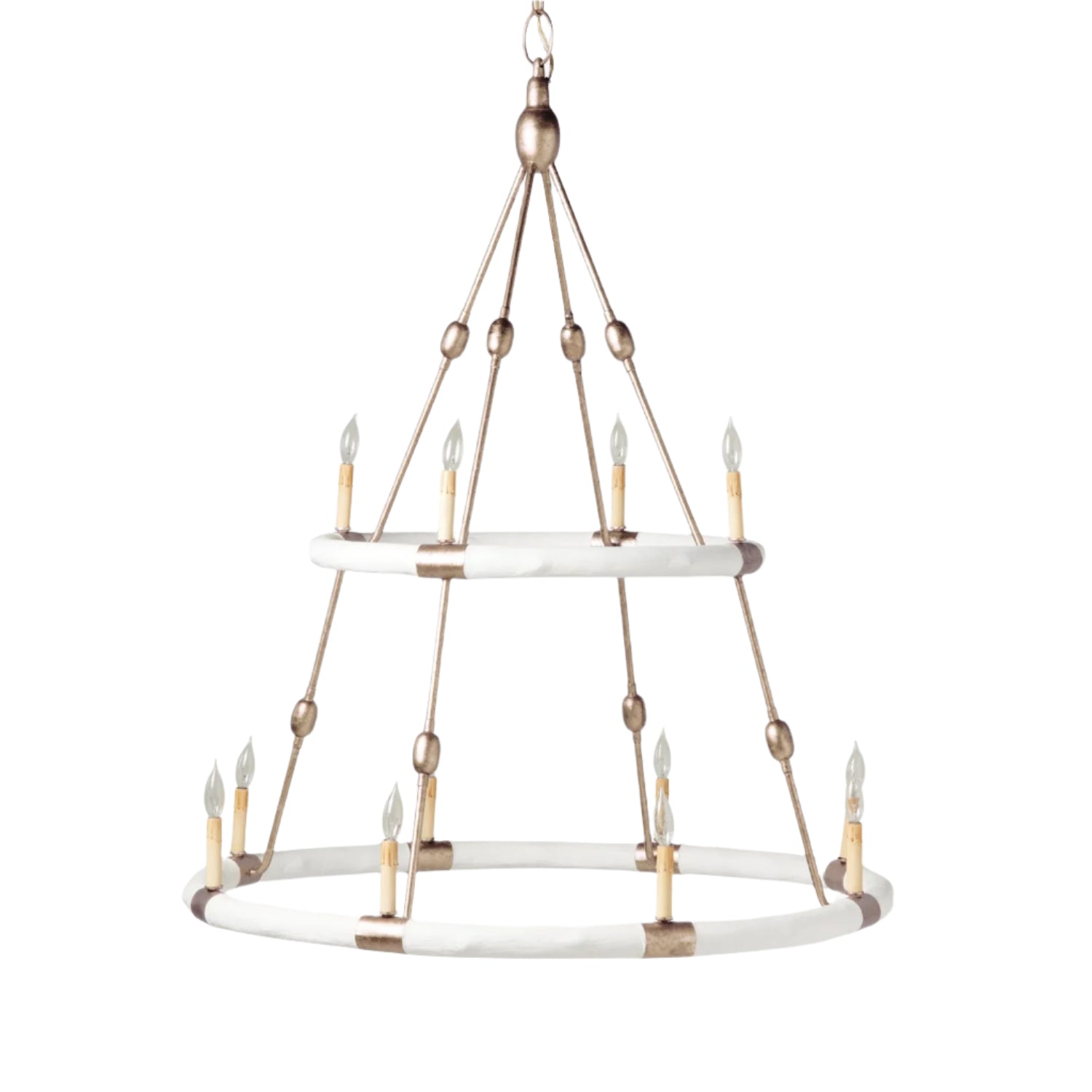 Adjustable Two-Tier Statement Chandelier