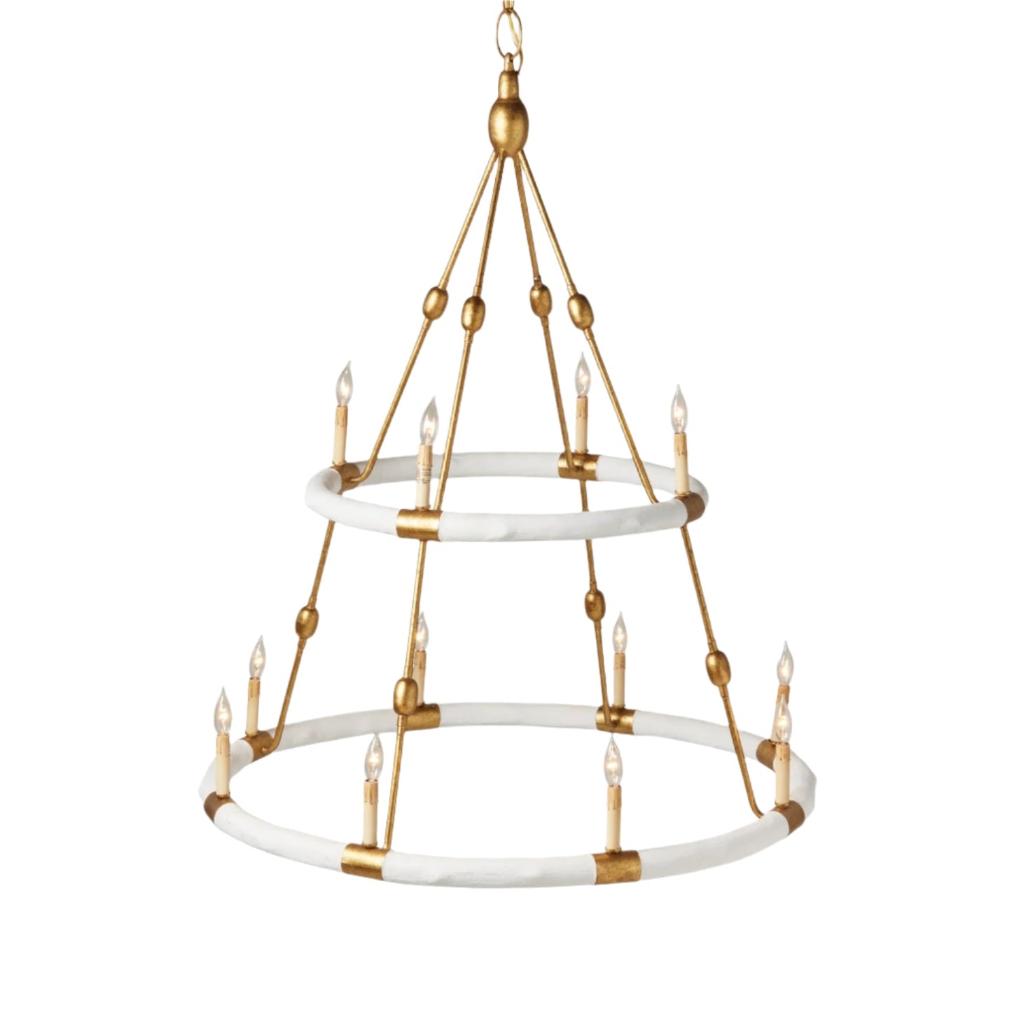 Adjustable Two-Tier Statement Chandelier
