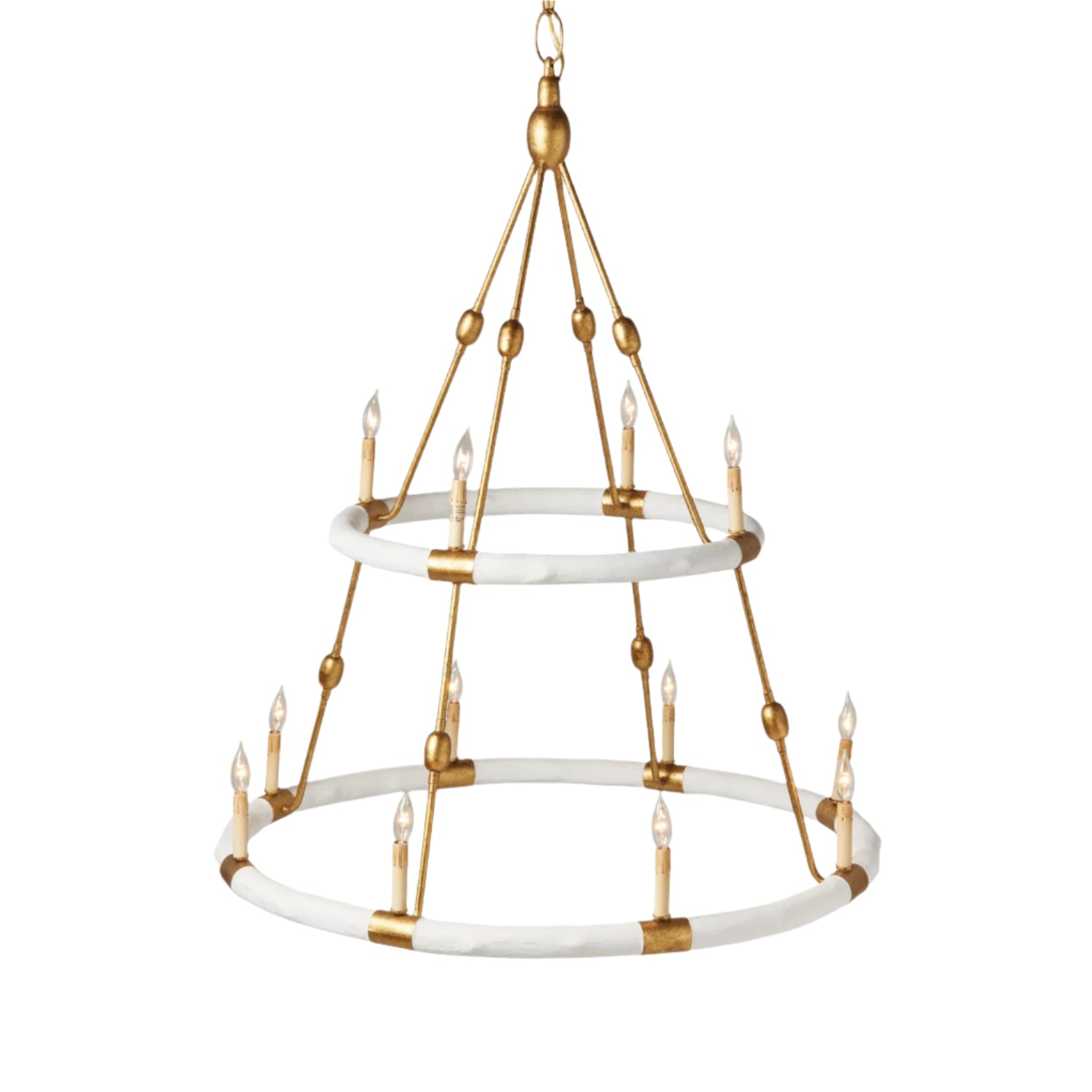 Adjustable Two-Tier Statement Chandelier