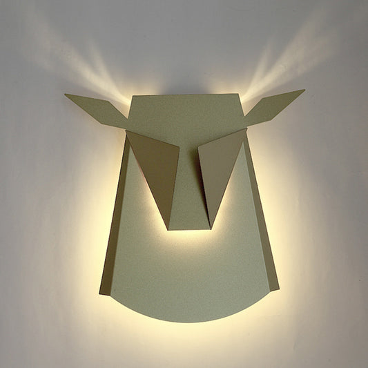 Decorative Antler Bedside Wall Light / 6W / Black