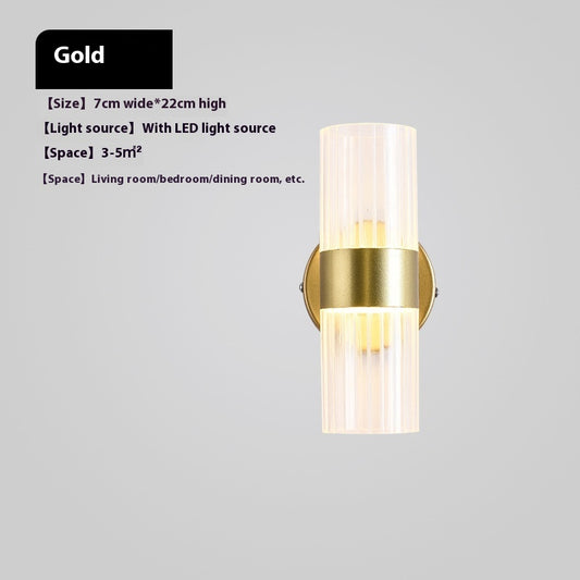 LED Tube Up-and-Down Wall Light / 110V Voltage / Black