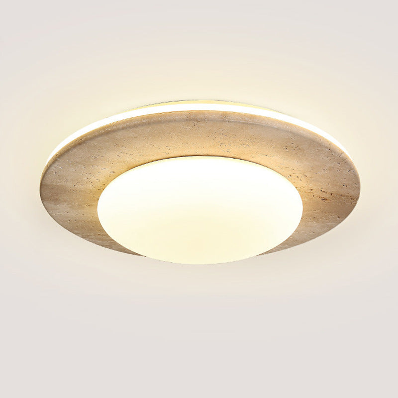 Modern Glass Bedroom Ceiling Light / Diameter 31CM / Tri colored light