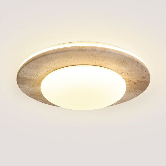 Modern Glass Bedroom Ceiling Light / Diameter 31CM / Tri colored light