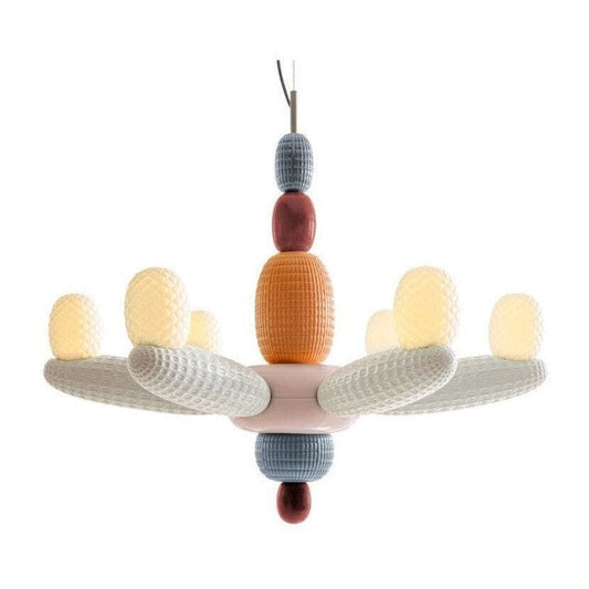 Translucent Porcelain Balloon Chandelier / Pink